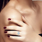 10k White Gold Genuine Cushion-cut 1.50ct Aquamarine and Diamond Halo Ring