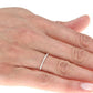 10k White Gold Thin Diamond Wedding Band (1/7 cttw, H-I Color, I1-I2 Clarity)
