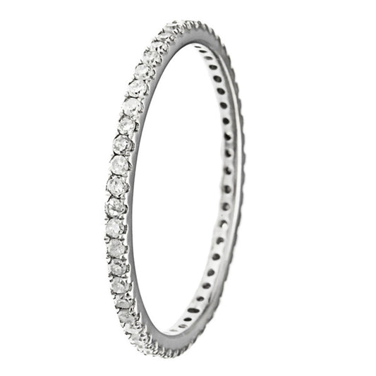 10k White Gold Eternity Diamond Wedding Band (1/3 cttw, H-I Color, I1-I2 Clarity)