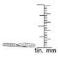 10k White Gold Bypass Diamond Wedding Anniversay Band (1/6 cttw, H-I Color, I1-I2 Clarity)