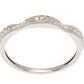 10k White Gold Contoured Diamond Wedding Band (1/7 cttw, H-I Color,I1-I2 Clarity)