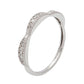 10k White Gold Contoured Diamond Wedding Band (1/7 cttw, H-I Color,I1-I2 Clarity)