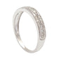 10k White Gold Milgrain Diamond Wedding Anniversary Band (1/5 cttw, H-I, I1-I2)