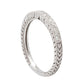 10k White Gold Vintage-Style Engraved Diamond Wedding Band (1/5 cttw, H-I, I1-I2)